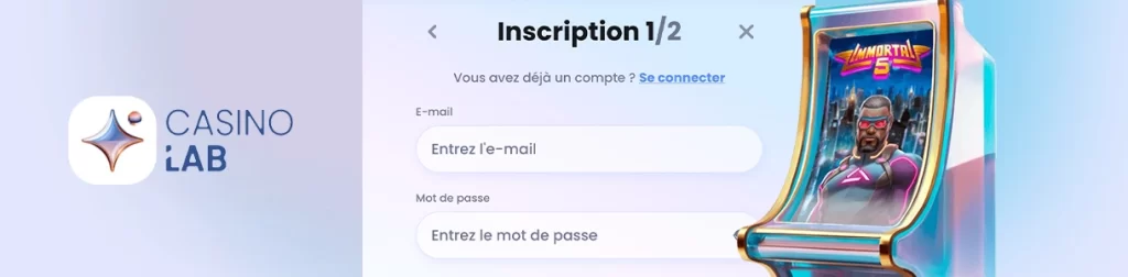 Casinolab Inscription