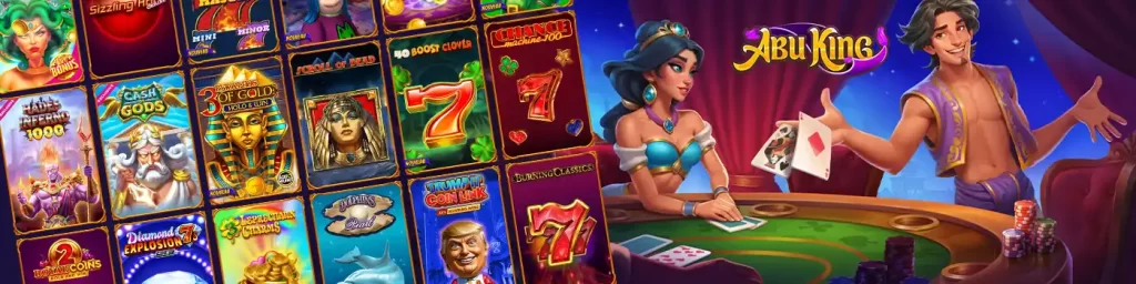 les jeux sur Abu King Casino