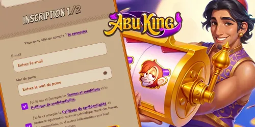 Inscription sur Abu King