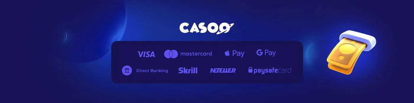 Les méthodes de paiement acceptées par Casoo Casino