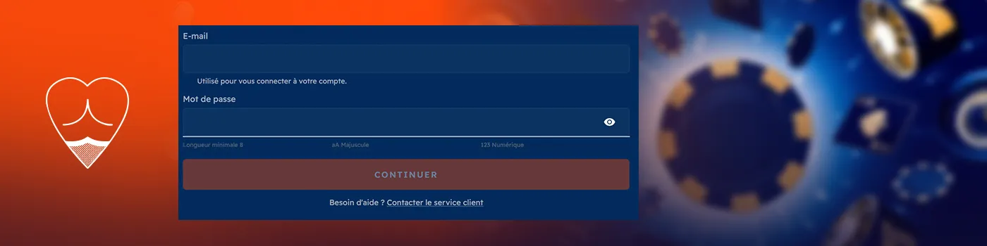 inscription sur Bof Casino