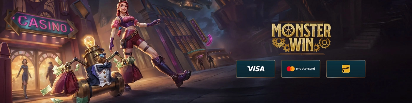 méthodes de paiement sur Monsterwin Casino