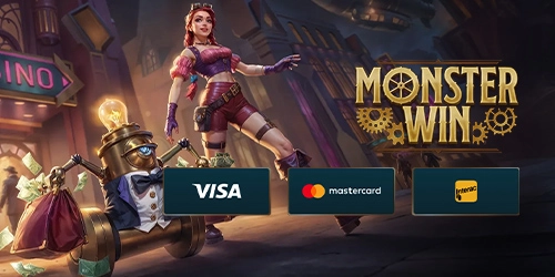 méthodes de paiement sur Monsterwin Casino