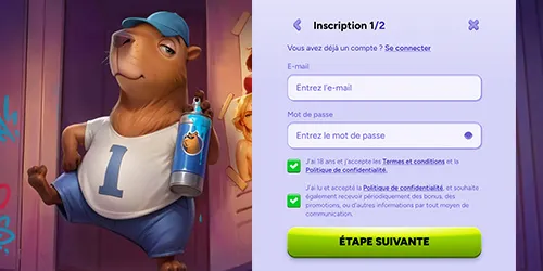s'inscrire sur spinbara