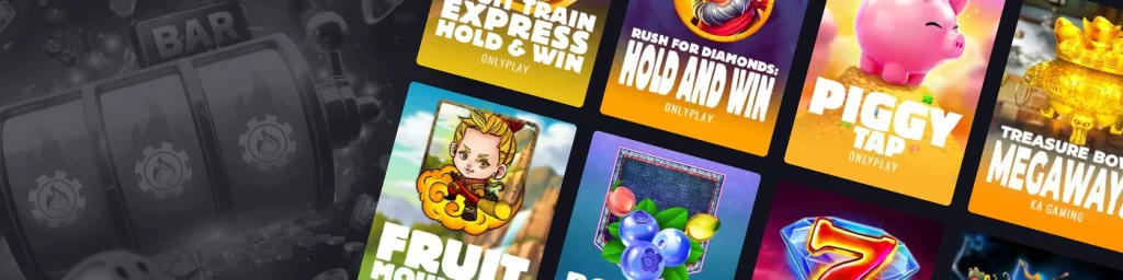 Les jeux sur Blazespins casino