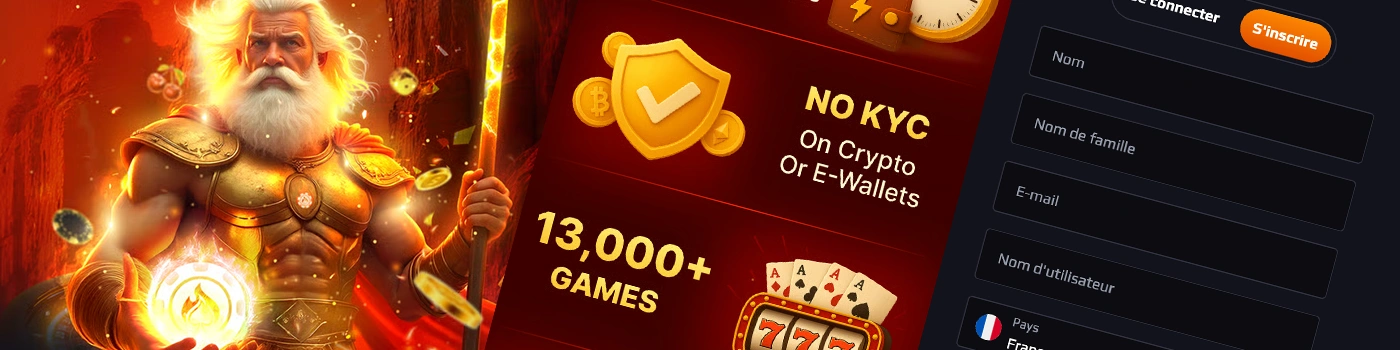 S'inscrire sur Blazespins casino