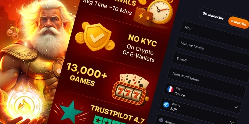 S'inscrire sur Blazespins casino